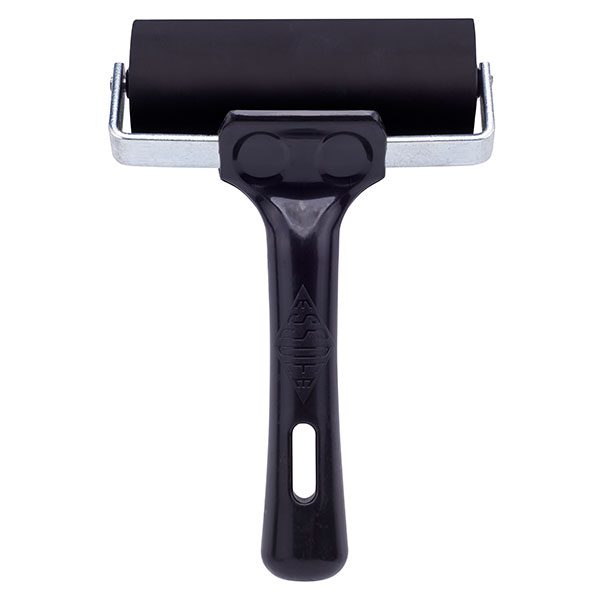 Essdee Professional Quality Black Handled Ink Roller Brayer