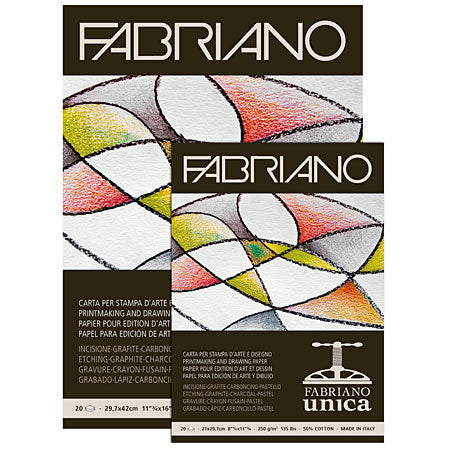 Fabriano Unica - Paper pad - 20 sheets 250g/m²