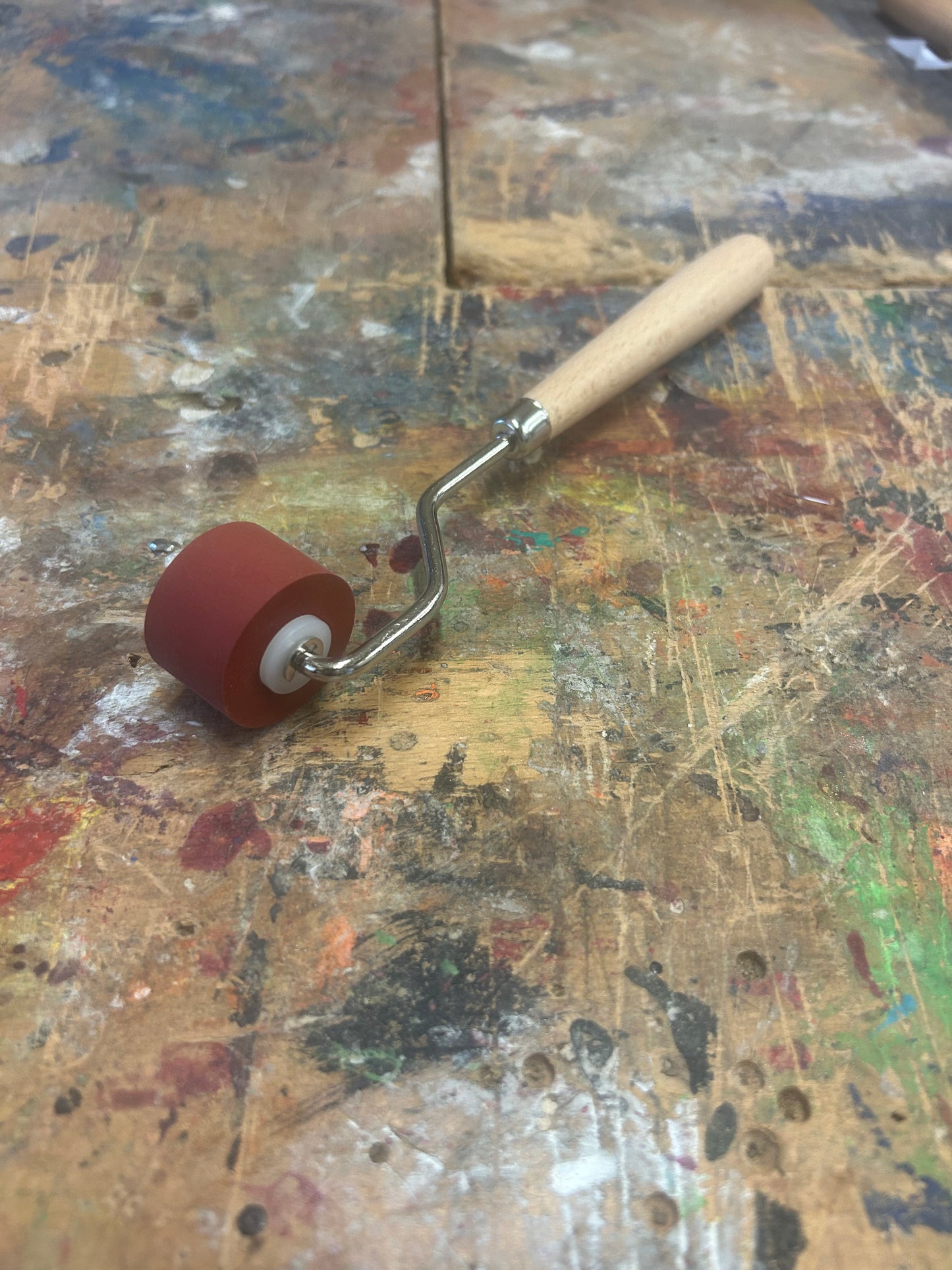 20mm Soft Rubber Roller - Versatile Ink Applicators for Water & Oil-Based Inks