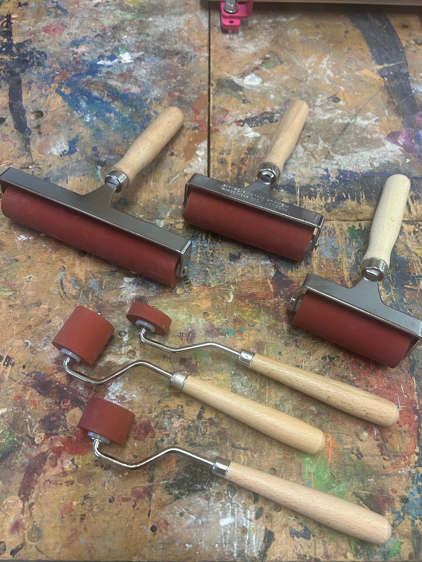 6-Roller Printmaking Set - Ultimate Roller Lineup