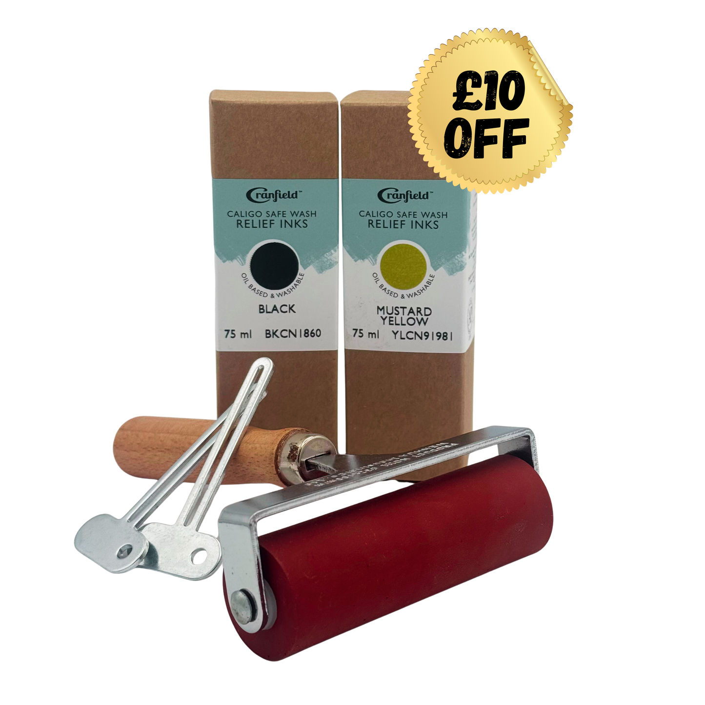 Printmaking Essential Roller & Ink Starter Kit