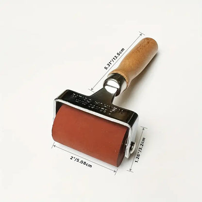 Soft Rubber Rollers 3 Piece Bundle - 50mm, 100mm, 150mm - Complete Set for Water & Oil-Based Inks