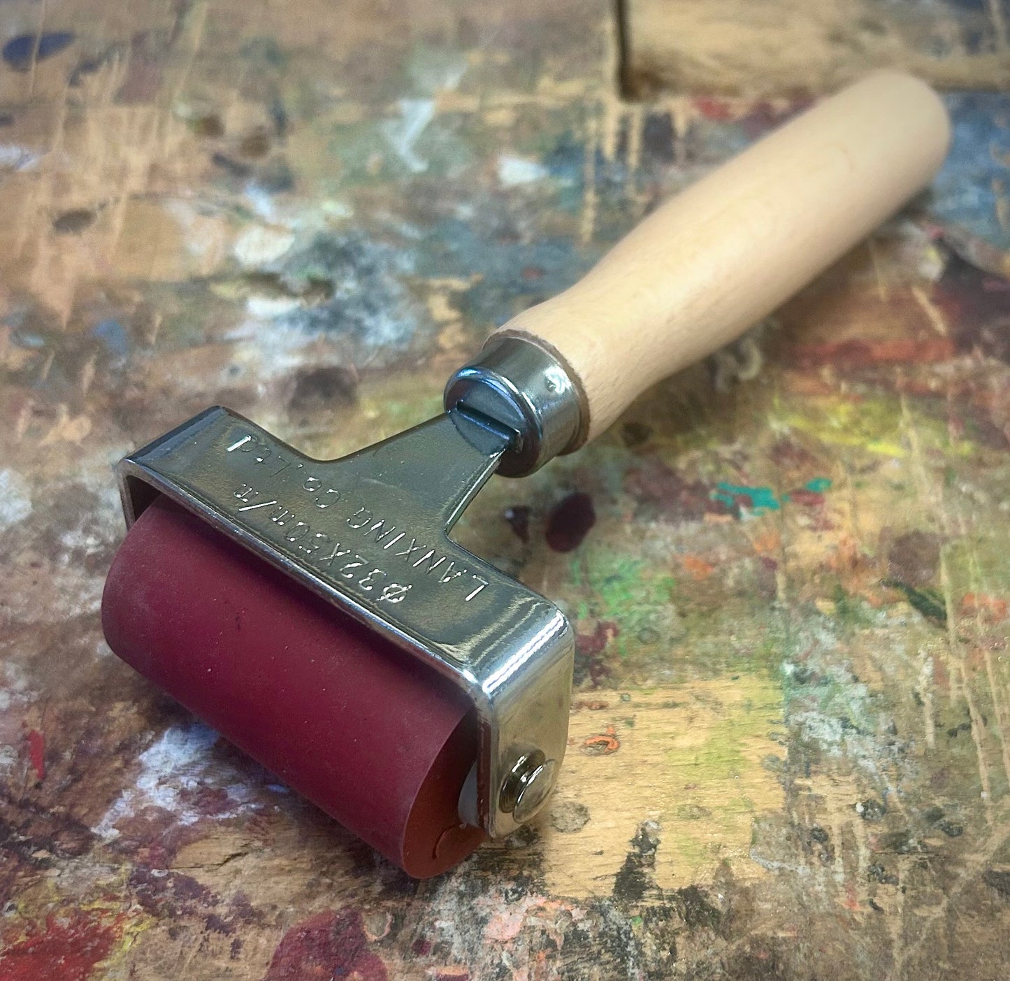 50mm Soft Rubber Roller - Versatile Ink Applicators for Water & Oil-Based Inks