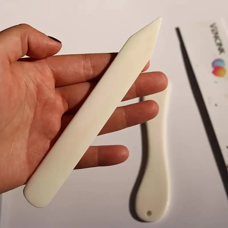 Durable Plastic Bone Folder - 6" Multipurpose Creasing Tool