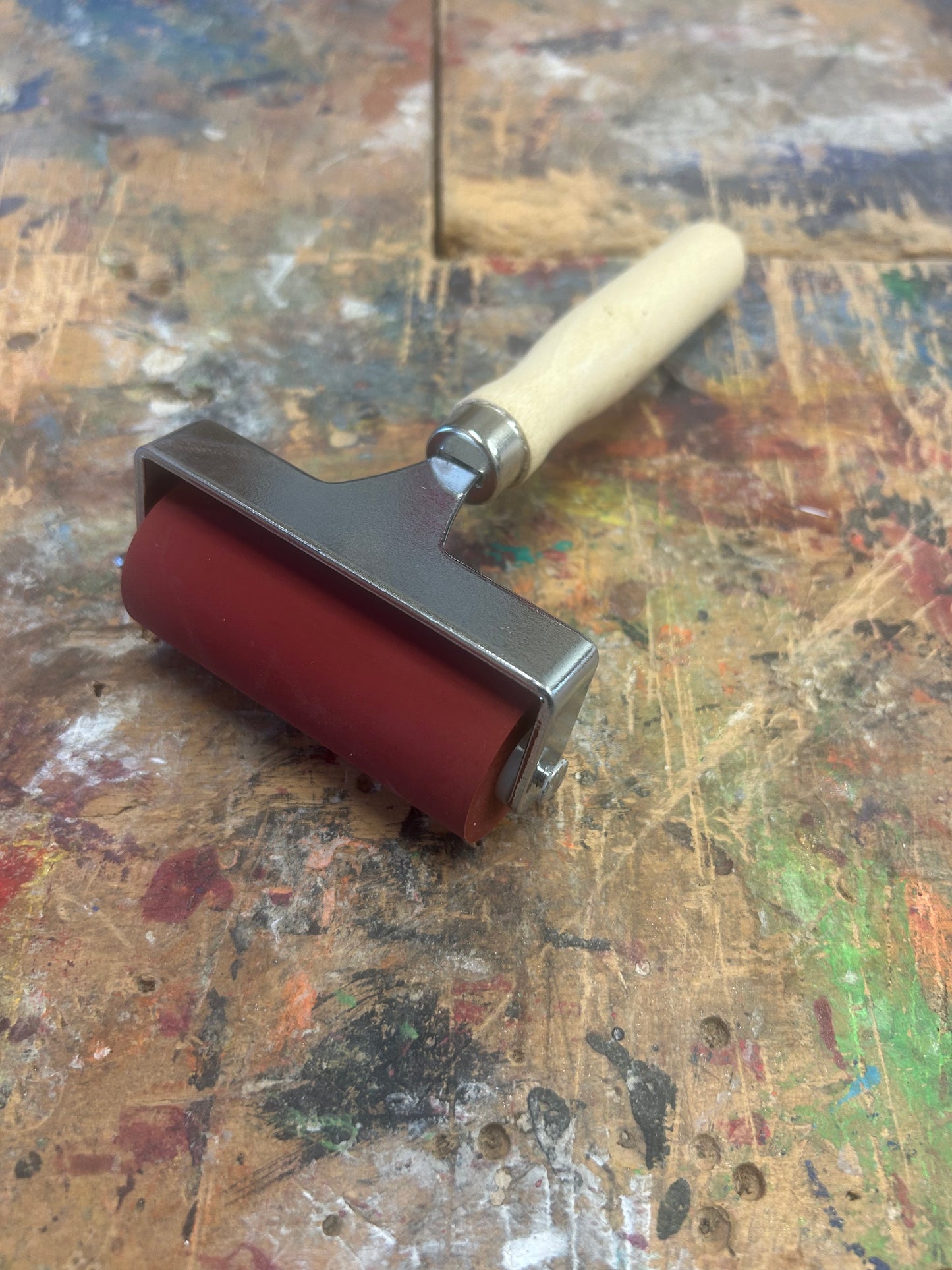 75mm Soft Rubber Roller - Versatile Ink Applicators for Water & Oil-Based Inks