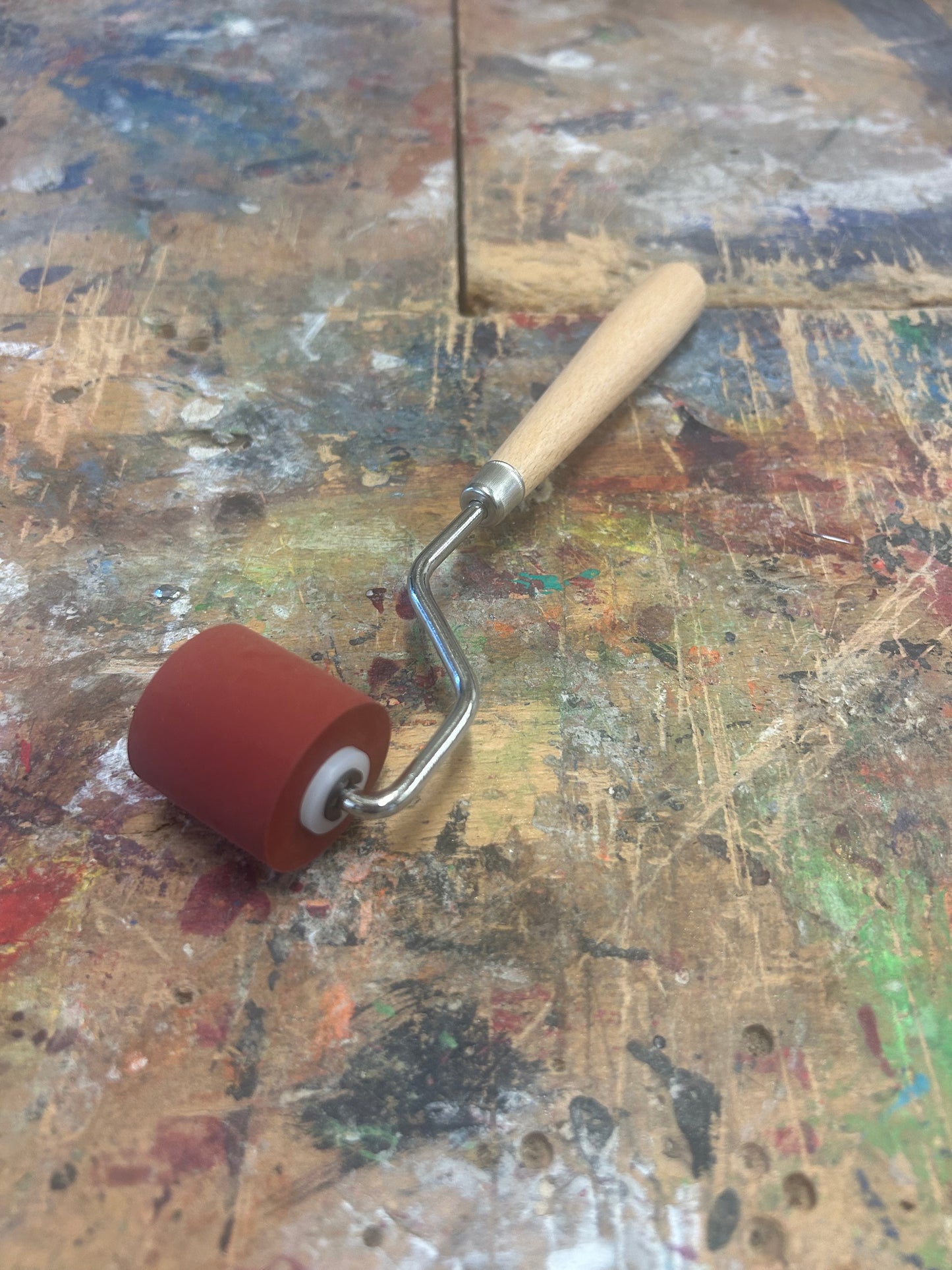 30mm Soft Rubber Roller - Versatile Ink Applicators for Water & Oil-Based Inks