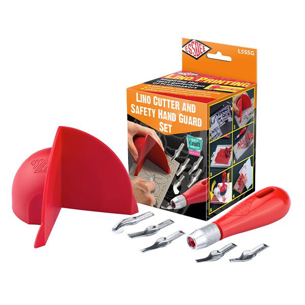 Essdee Lino Cutter & Safety Hand Guard Set – Perfect for Safe and Fun Printmaking