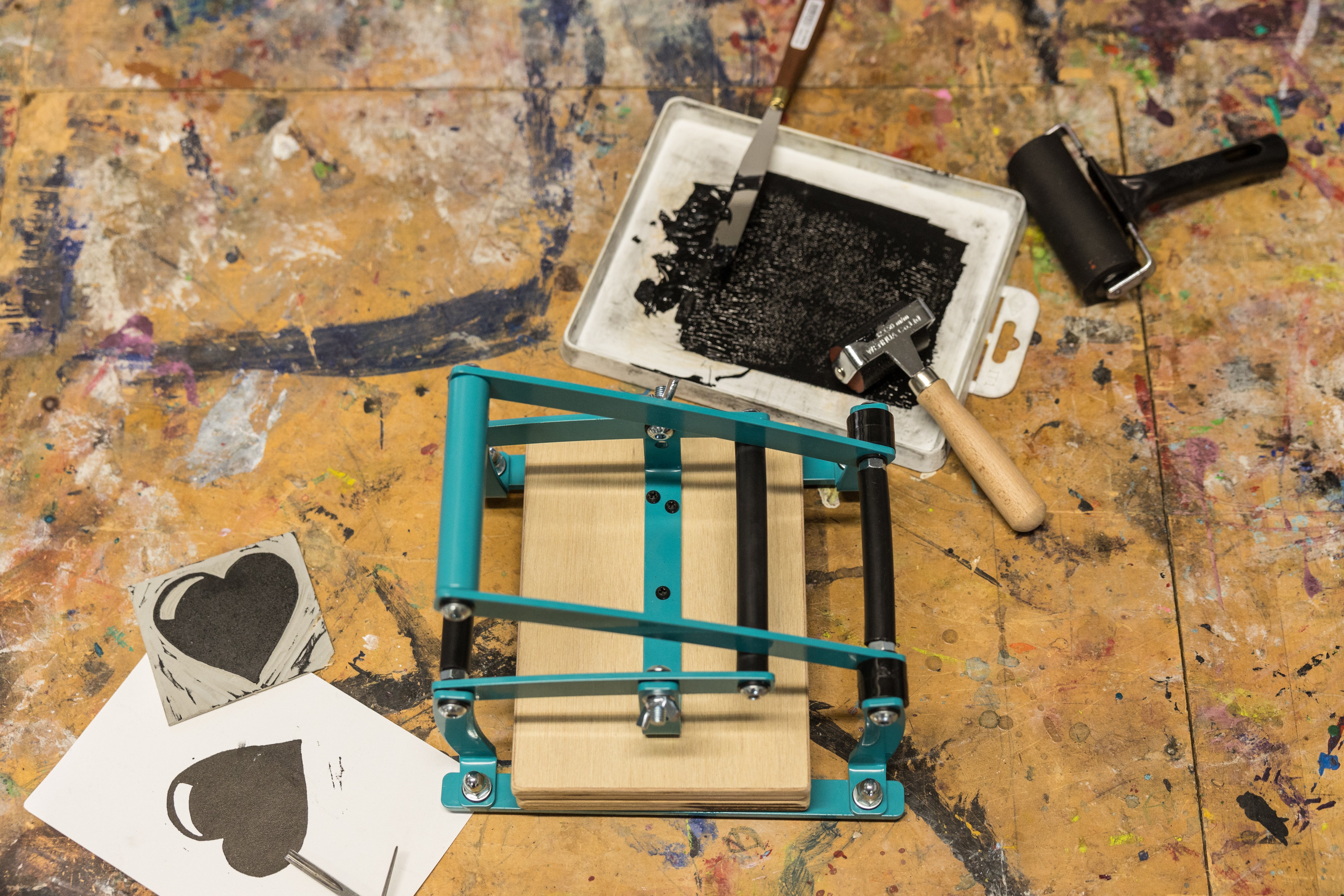 A5 Pooki Relief Printing Press