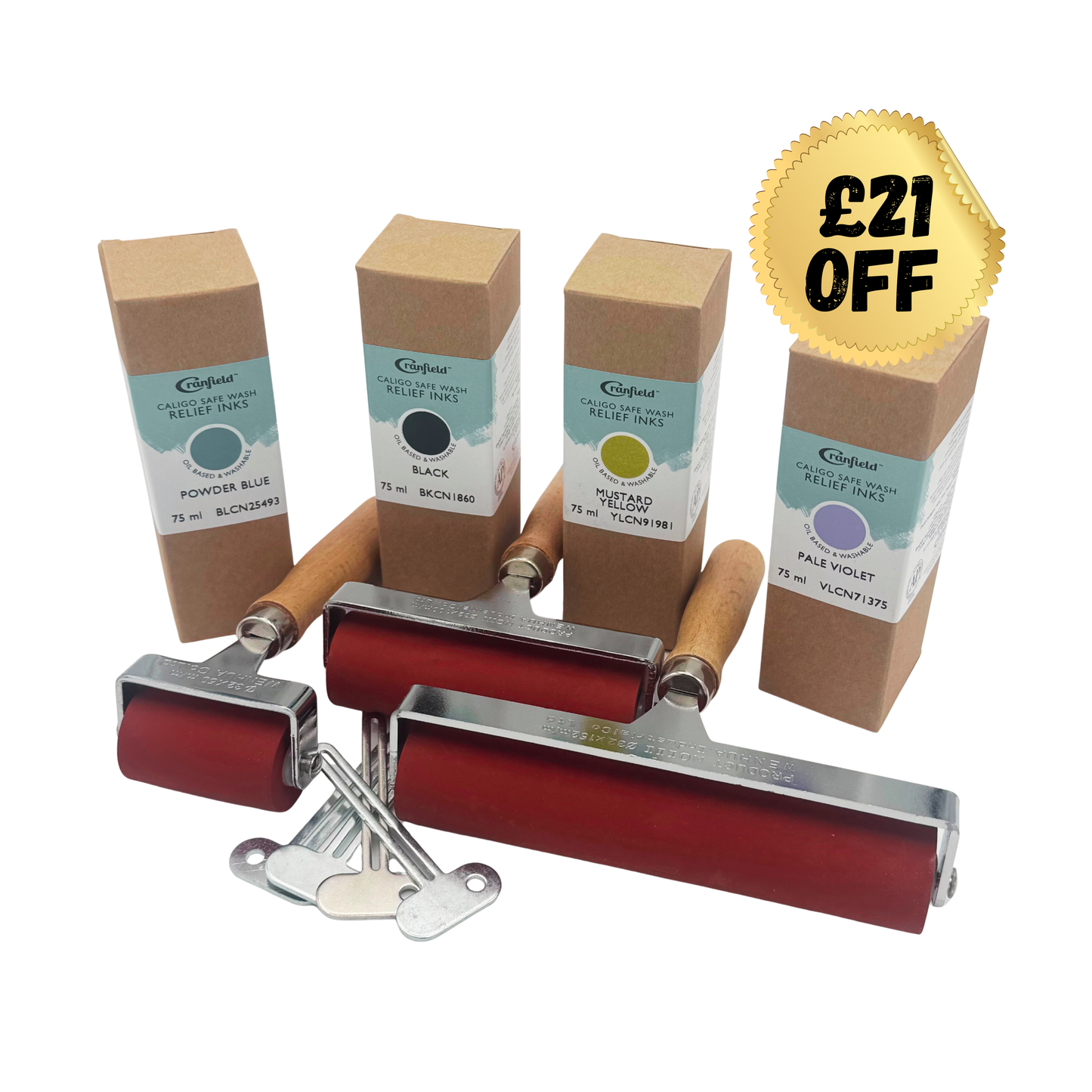 Mega Printmaking Studio Box – Complete Roller & Ink Bundle