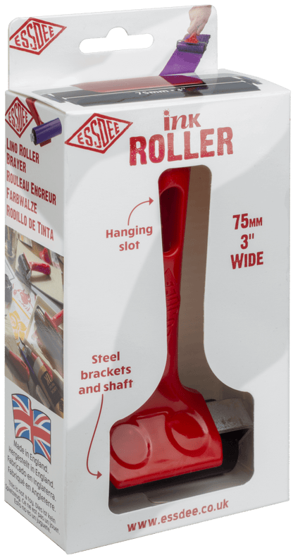 Essdee Student Quality Red Handled Ink Roller Brayer